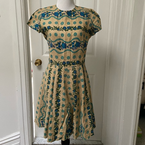 Vintage 1950s dress. Small size - Picture 1 of 5